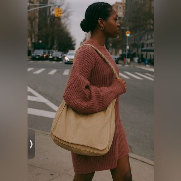 Giorgio Armani Handbags - Giorgio Armani Le Collezioni Suede Hobo